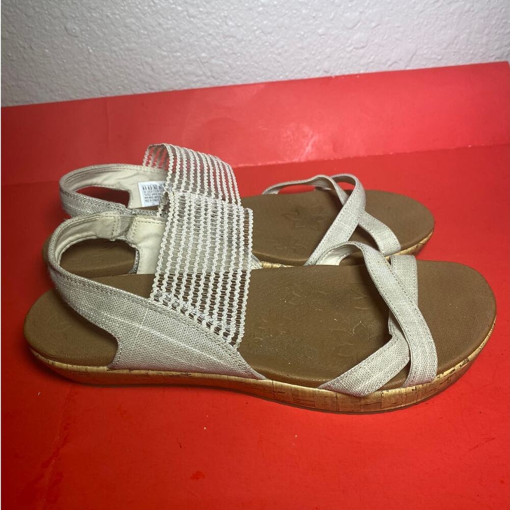 Skechers Wedge Sandals Women’s Straps Memory Foam size 9.5